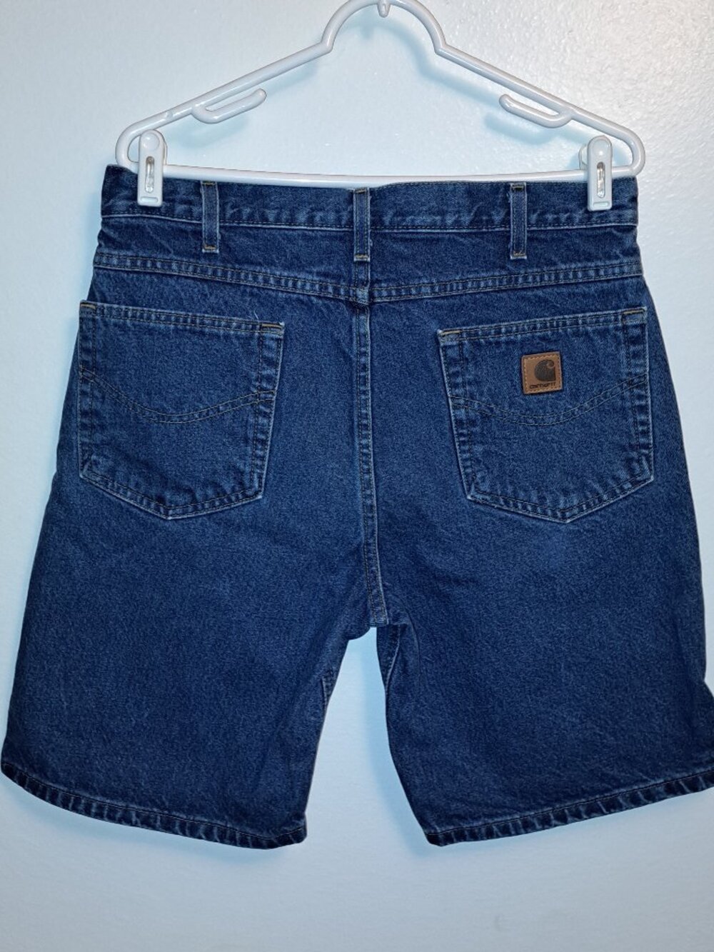 Carhartt Vintage Mens Blue Denim Jean Work Shorts